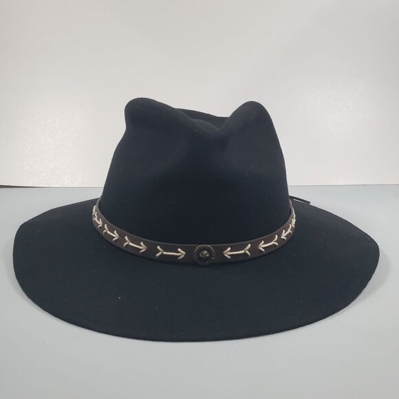 Elegant Black Fedora with Arrow Band main image 11